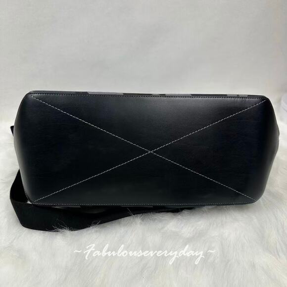 Coach Tote 38 Crossbody Bag Camo Print In Canvas/Gunmetal/Grey Multi CY805 NWT - Picture 10 of 10